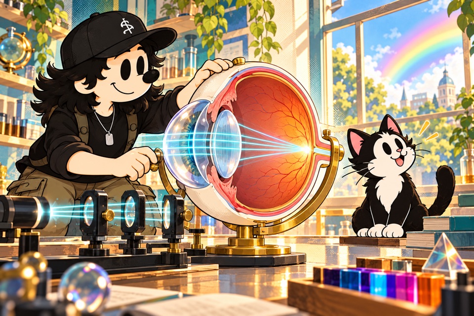 The Human Eye and the Colourful World illustration