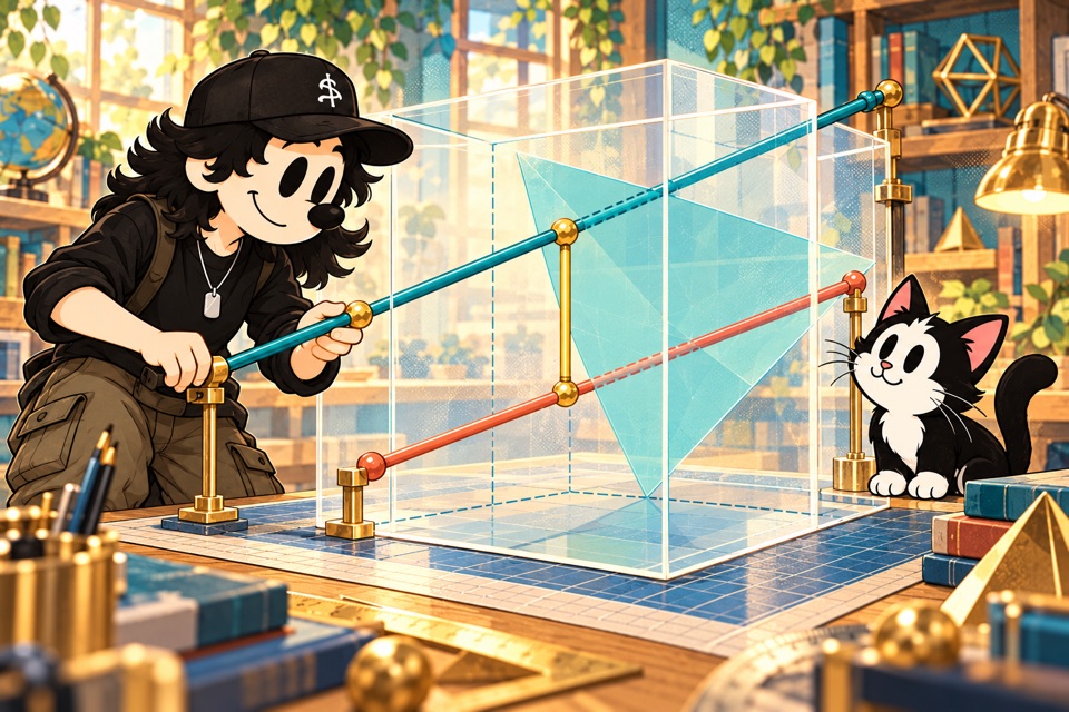 Three Dimensional Geometry illustration